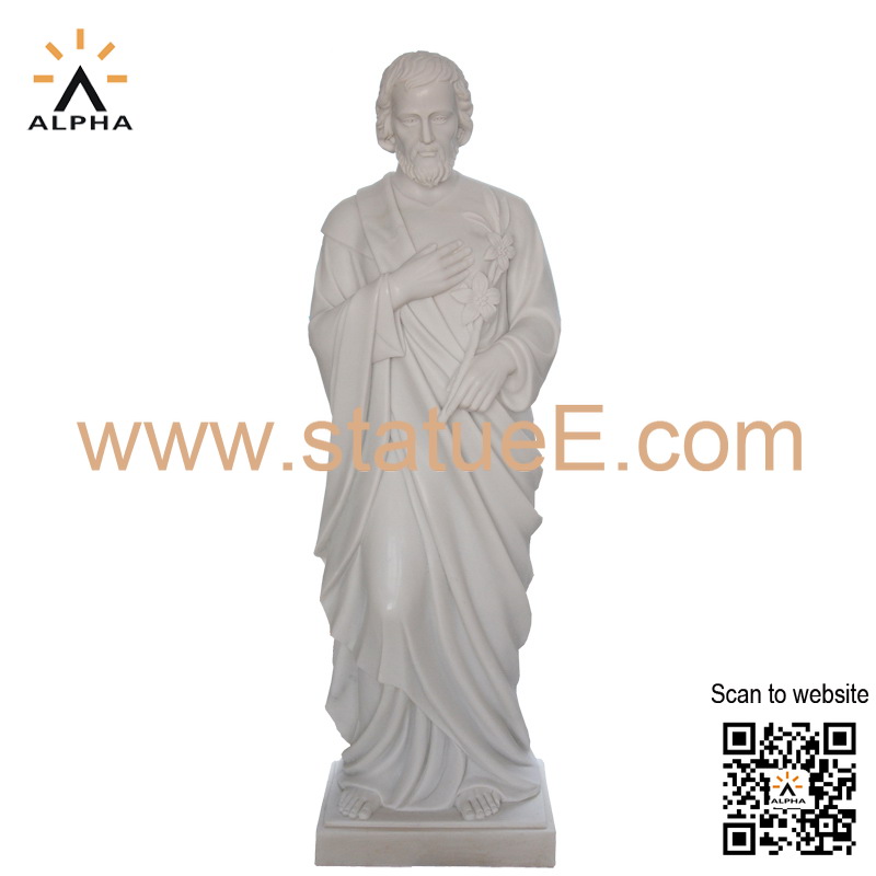 Marble St Joseph statue for sale